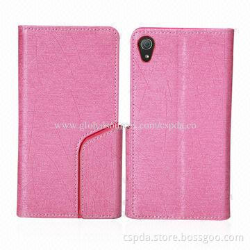 2014 PU Mobile Phone Cases for Sony Xperia Z2 with Wallet Design and Nice Clasp